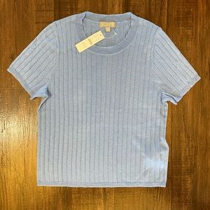 J.Crew Medium Silk blend cropped TShirt